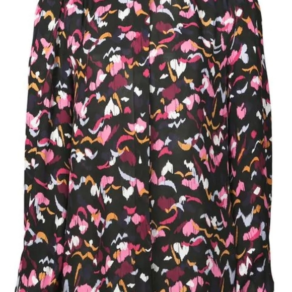 ❤️100% SILK OWENS SILK BLOUSE BLACK PINK HEARTS - Picture 3 of 6